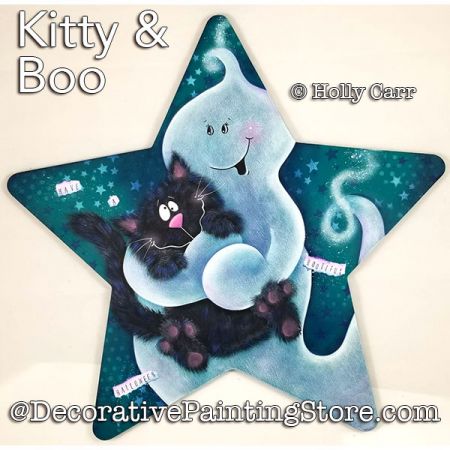 Kitty and Boo Painting Pattern PDF Download - Holly Carr
