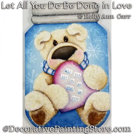 Let All You Do Painting Pattern PDF Download - Holly Carr