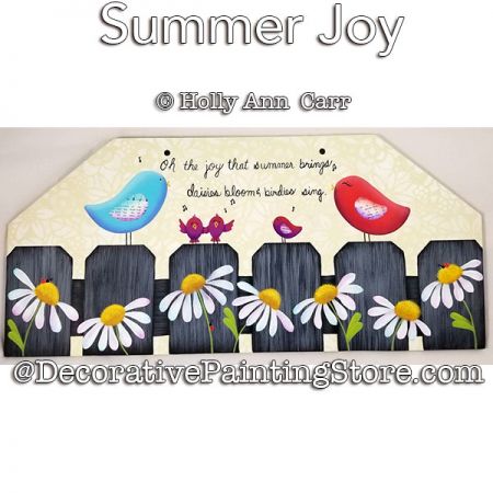 Summer Joy Painting Pattern PDF Download - Holly Carr