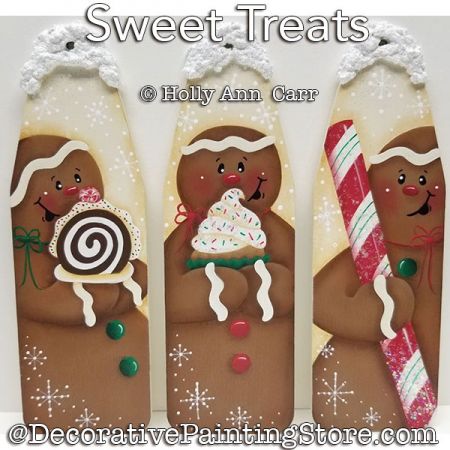 Sweet Treats (Gingerbread) Painting Pattern PDF Download - Holly Carr