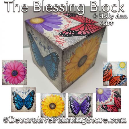 The Blessing Block Painting Pattern PDF Download - Holly Carr