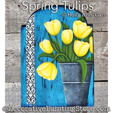 Spring Tulips Painting Pattern PDF Download - Holly Carr