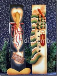 Snowman & Penguin 12" Memo Clips DOWNLOAD