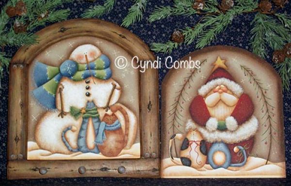 Snowman & Santa Pegboards e-Pattern DOWNLOAD