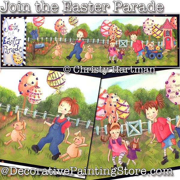 Join the Easter Parade e-Pattern - PDF DOWNLOAD - Christy Hartman