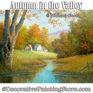 Autumn in the Valley Painting Pattern - Michael Cheek