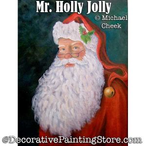 Mr. Holly Jolly Painting Pattern - Michael Cheek