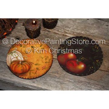 Autumn Wonder Candle Plates ePattern - Kim Christmas