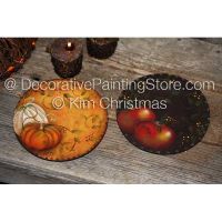 Autumn Wonder Candle Plates ePattern - Kim Christmas
