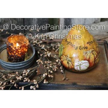 In Everything Give Thanks Gourd ePattern - Kim Christmas