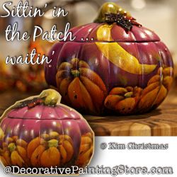 Sittin in the Patch Waitin (Pumpkins) Painting Pattern PDF Download - Kim Christmas