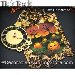 Tick Tock Painting Pattern PDF Download - Kim Christmas