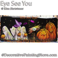 Eye See You Painting Pattern PDF Download - Kim Christmas