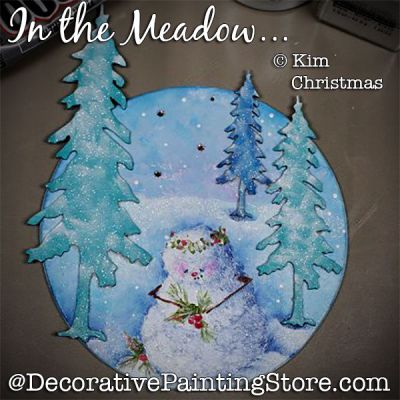 In the Meadow Ornament (Snowman) ePattern - Kim Christmas