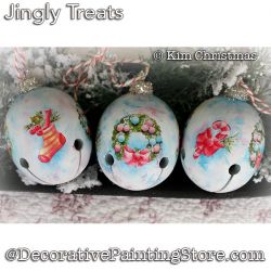 Jingly Treats Ornaments Painting Pattern PDF Download - Kim Christmas