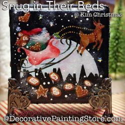 Snug in Their Beds Painting Pattern PDF Download - Kim Christmas