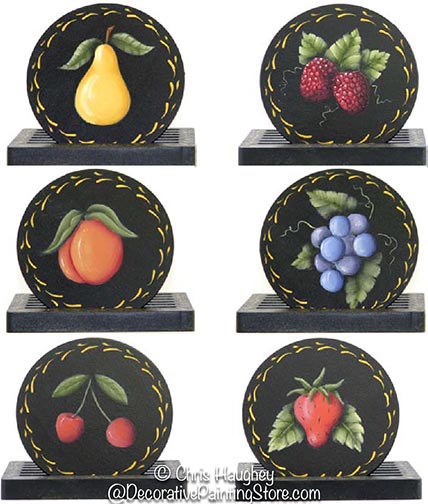 Fruit Coasters Pattern-Chris Haughey - PDF DOWNLOAD