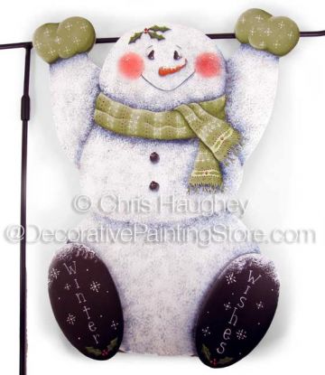 Winter Wishes Snowman Pattern - Chris Haughey - PDF DOWNLOAD