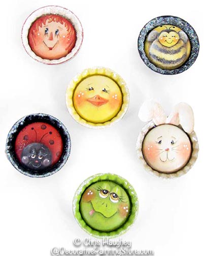 Bottle Cap Buddies e-Pattern DOWNLOAD