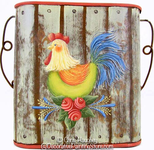 Rooster Card Pocket Pattern BY DOWNLOAD