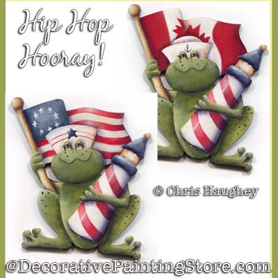 Hip Hop Hooray Ornaments Painting Pattern DOWNLOAD - Chris Haughey