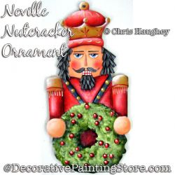 Neville Nutcracker Ornament Painting Pattern DOWNLOAD - Chris Haughey