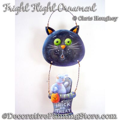 Fright Flight Ornament Painting Pattern PDF DOWNLOAD - Chris Haughey