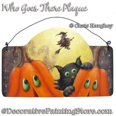 Who Goes There Sign Painting Pattern PDF DOWNLOAD - Chris Haughey