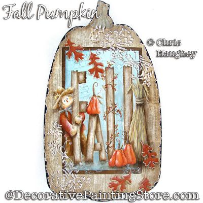 Fall Pumpkins Sign Painting Pattern PDF DOWNLOAD - Chris Haughey