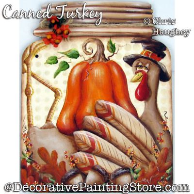Canned Turkey Painting Pattern PDF DOWNLOAD - Chris Haughey