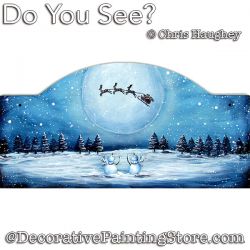 Do You See (Snowman) Painting Pattern PDF DOWNLOAD - Chris Haughey