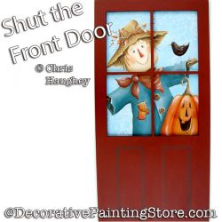 Shut the Front Door (Scarecrow) Painting Pattern PDF DOWNLOAD - Chris Haughey