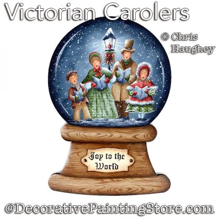 Victorian Carolers Painting Pattern PDF DOWNLOAD - Chris Haughey