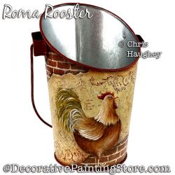 Roma Rooster Painting Pattern PDF DOWNLOAD - Chris Haughey