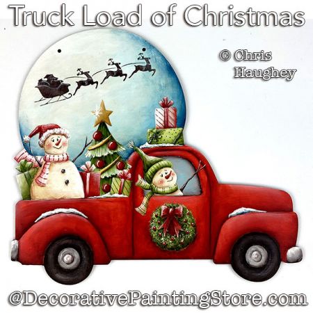Truck Load of Christmas Painting Pattern PDF DOWNLOAD - Chris Haughey