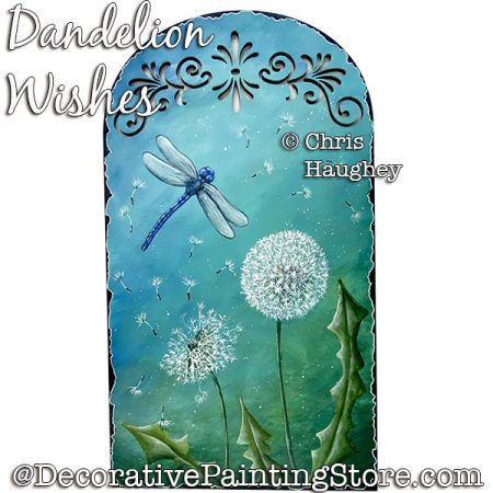Dandelion Wishes Painting Pattern PDF DOWNLOAD - Chris Haughey