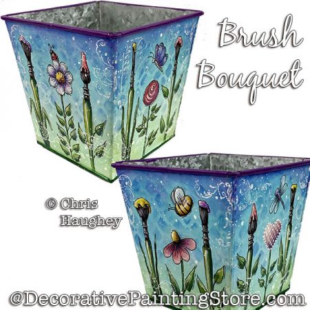 Brush Bouquet Painting Pattern PDF DOWNLOAD - Chris Haughey