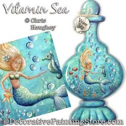 Vitamin Sea (Mermaid) Painting Pattern PDF DOWNLOAD - Chris Haughey
