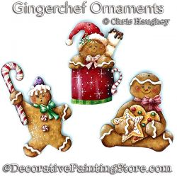 Gingerchef Ornaments Painting Pattern PDF DOWNLOAD - Chris Haughey