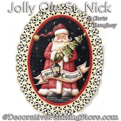 Jolly Ole St. Nick Painting Pattern PDF DOWNLOAD - Chris Haughey