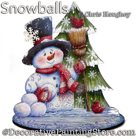Snowballs Painting Pattern PDF DOWNLOAD - Chris Haughey