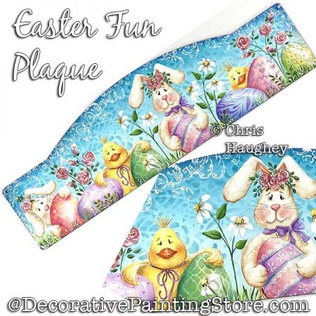 Easter Fun Plaque Painting Pattern PDF DOWNLOAD - Chris Haughey