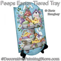 Peeps EasterTiered Tray Painting Pattern PDF DOWNLOAD - Chris Haughey