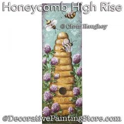 Honeycomb Highrise Painting Pattern PDF DOWNLOAD - Chris Haughey