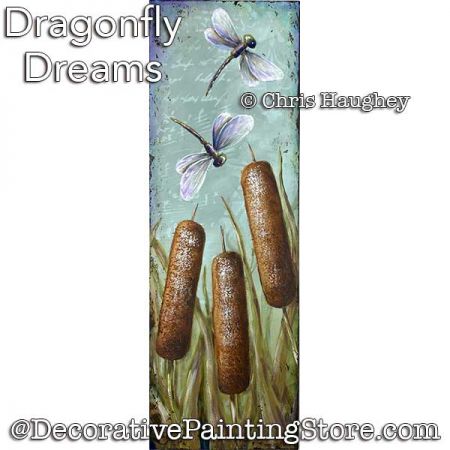 Dragonfly Dreams Painting Pattern PDF DOWNLOAD - Chris Haughey