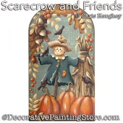 Scarecrow and Friends Painting Pattern PDF DOWNLOAD - Chris Haughey