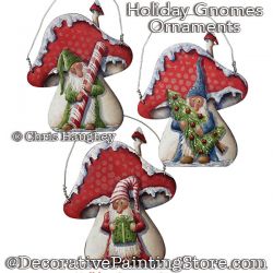 Holiday Gnome Ornaments Pattern PDF DOWNLOAD - Chris Haughey