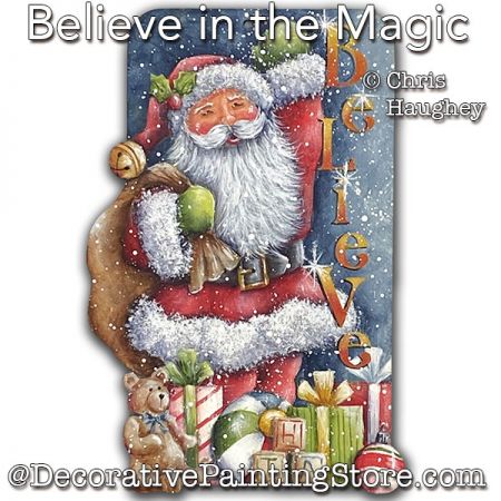 Believe in Magic Ornament Painting Pattern PDF DOWNLOAD - Chris Haughey