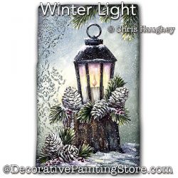 Winter Light Plaque Painting Pattern PDF DOWNLOAD - Chris Haughey