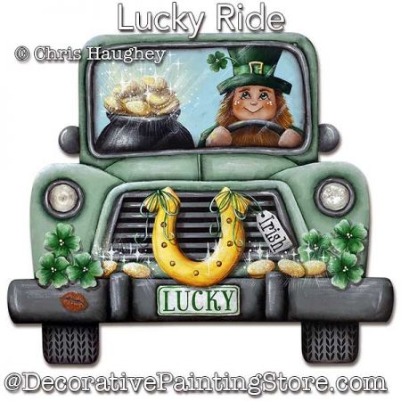 Lucky Ride Painting Pattern PDF DOWNLOAD - Chris Haughey